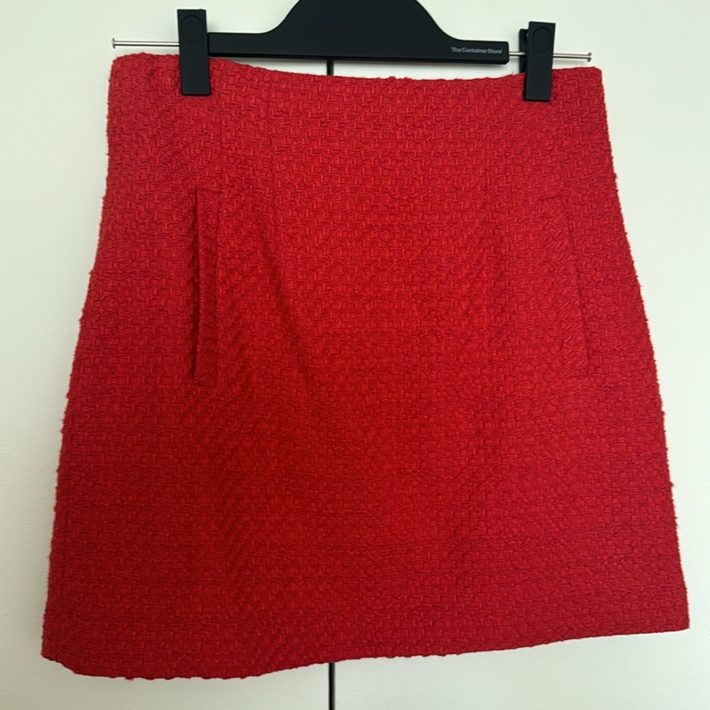 Veronica Beard Roman Tweed Mini Skirt - Picture 7 of 9